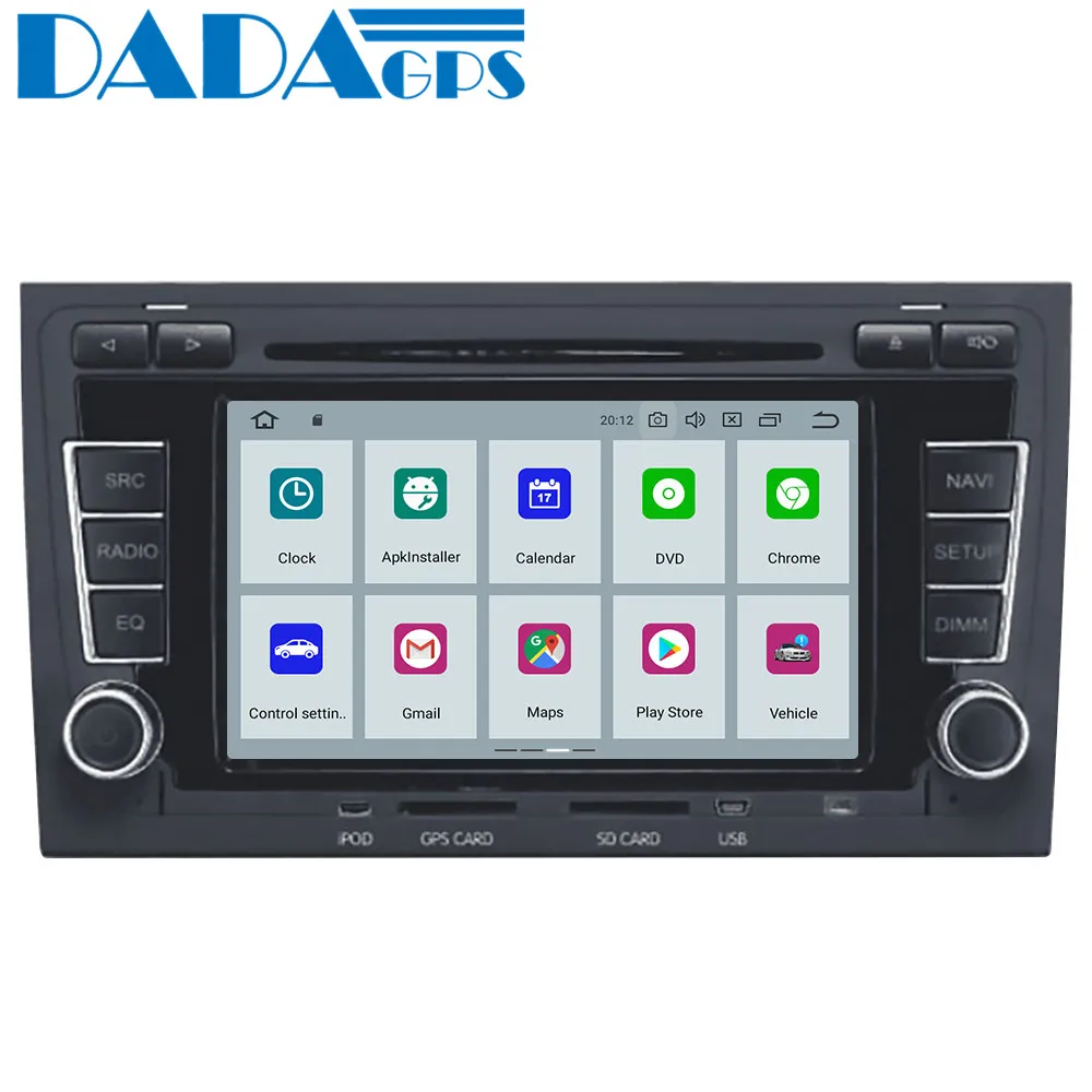 Discount Newest Android 9.0 Car DVD Player Radio GPS For Audi A4 S4 RS4 2003-2012 Seat Exeo 2009 2010 2011 2012 Stereo Audio Multimedia 1