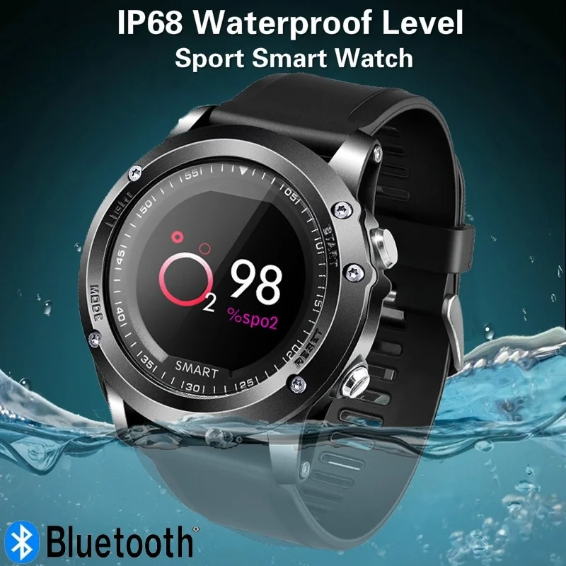 

Color Screen Smart Watch IP68 Waterproof Fitness Tracker Heart Rate Blood Pressure Oxygen Monitor Watch Bluetooth Smart Bracelet