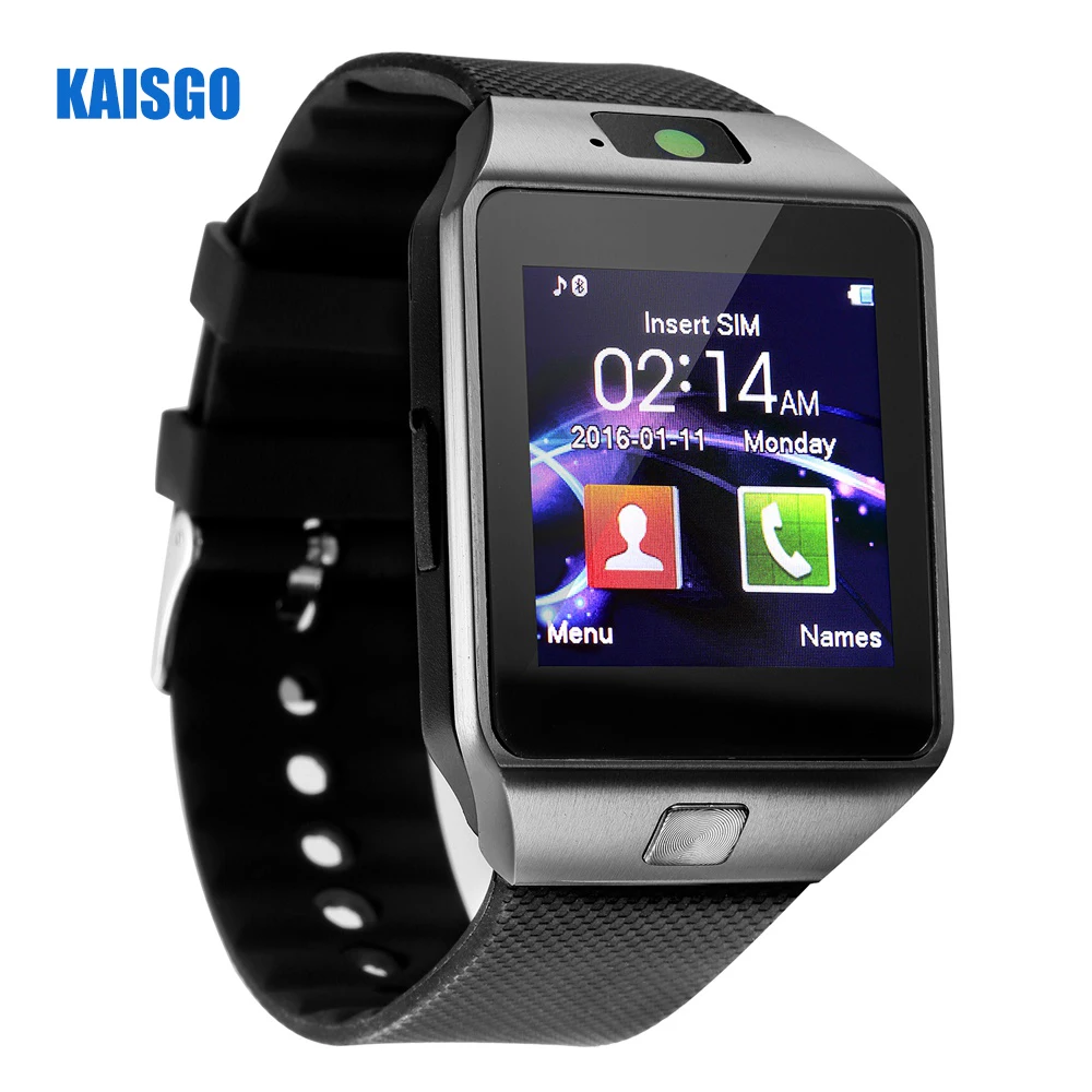 KAISGO DZ09 Bluetooth Смарт часы Smartwatch Android телефонный звонок Relogio 2G GSM sim карта камера для