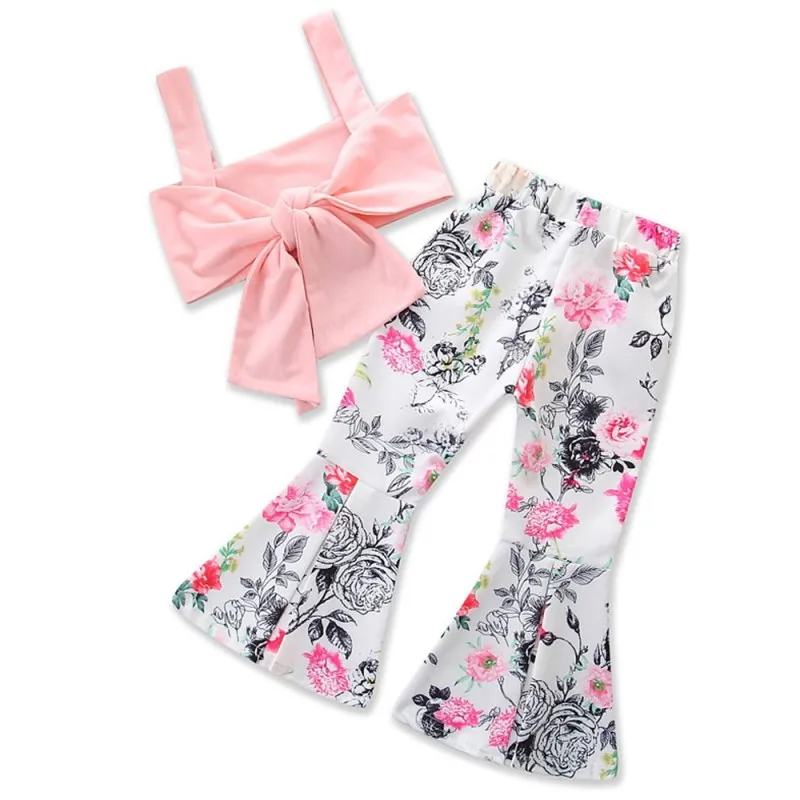 flower flare pants