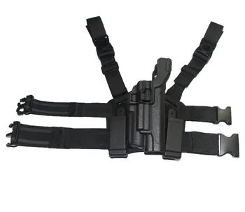 

Hunting Tactical Outdoor Airsoft Level 3 Colt 1911 Holsters SERPA Auto Lock Drop Thigh Leg Gun Holster With Light Bearing Shoot