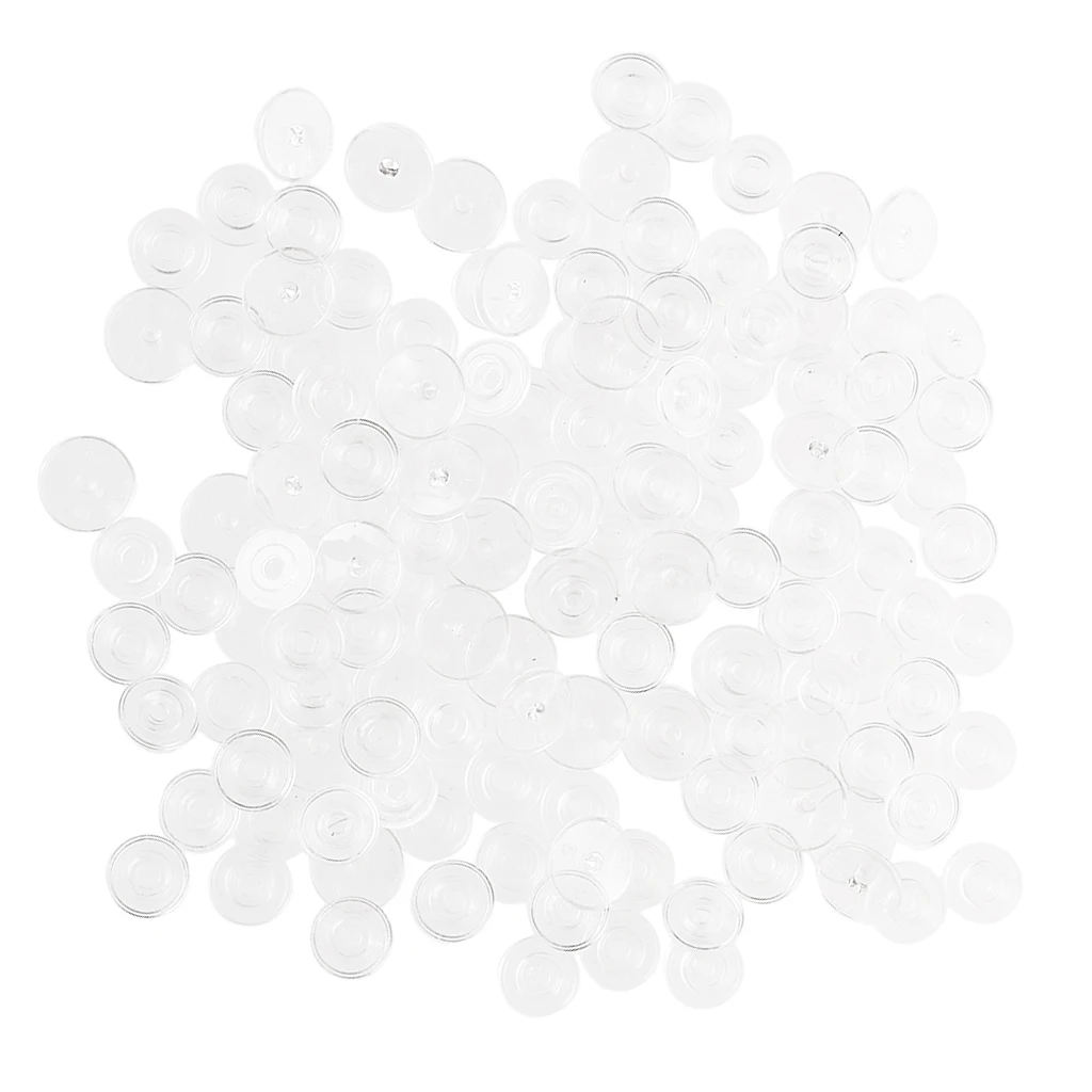50Pcs T3 Snap Buttons Hand Press Studs Scrapbook Sewing buttons Clear for DIY Sewing & Crafting Projects Diapers Bibs Outfits