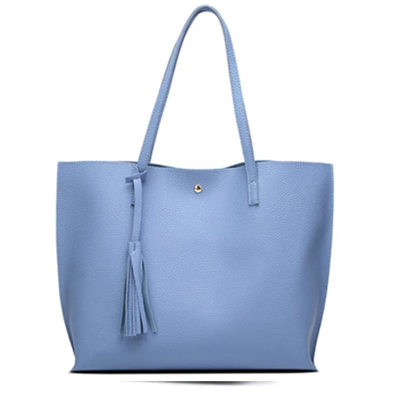Женская кожаная сумка вместительная однотонная высокого качества|designer leather
