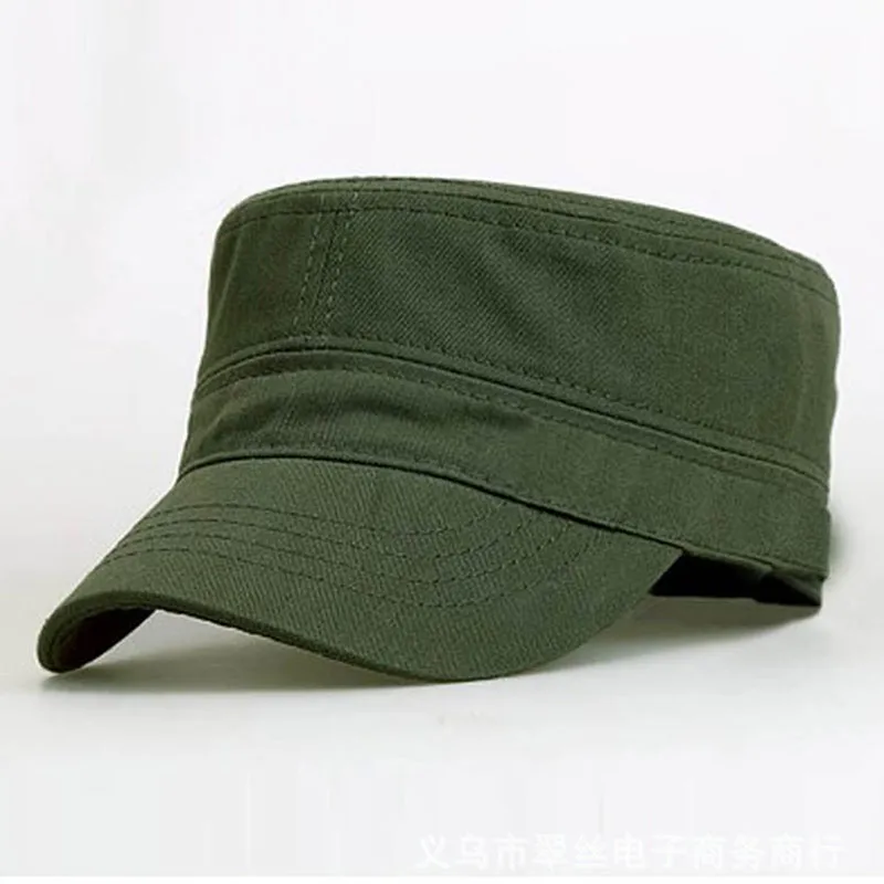 Classic Multi Colors Cheap Men`s Women`s Military Hats Solid Sun Visor