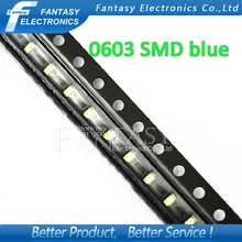 100 шт. синий 0603 SMD светодиодный диодов свет