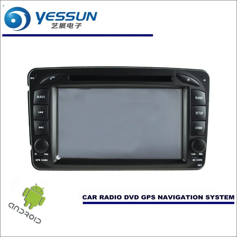 Clearance YESSUN 2din Car Android Navigation System For Mercedes Benz C Class W203 2001~2004 Radio Stereo CD DVD Player GPS Navi HD Screen 0