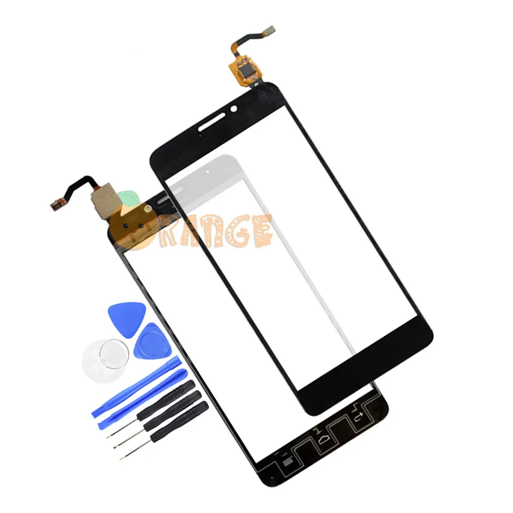 

New Black Replacement For Alcatel One Touch Idol X OT-6040 6040 6040A 6040D 6040E Lens Glass Digitizer Touch Screen Panel+Tools
