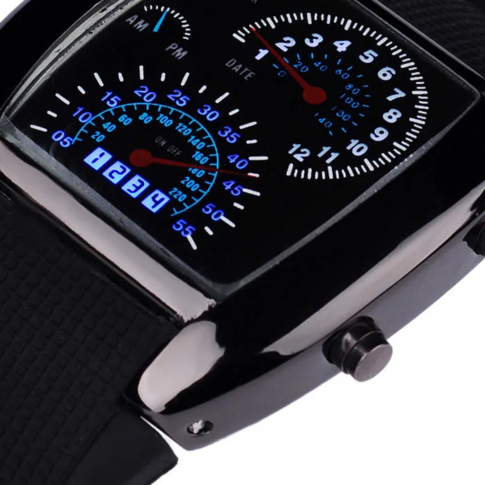 Модные мужские часы, уникальный светодиодный цифровой часы, мужские часы, электронные спортивные часы, часы saat relojes para hombre relogio masculino