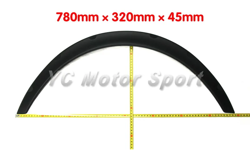 ABS Universal Fender Flare Wheel Arch 780mm 320mm 45mm (8)