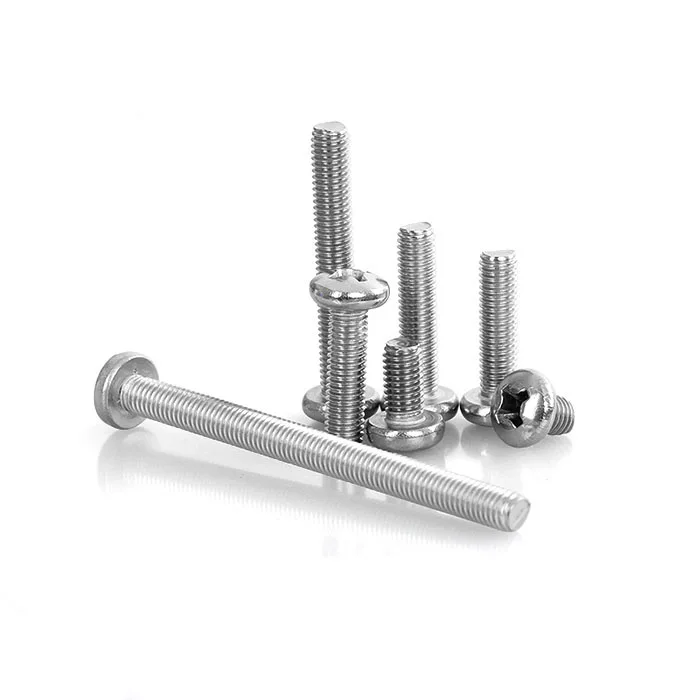 M1.4 M5 304 Edelstahl Kreuz Halbrund Kopf mit Pad Blechschrauben M1.4 M5 304 Edelstahl Kreuz Halbrund Kopf mit Pad Blechschrauben