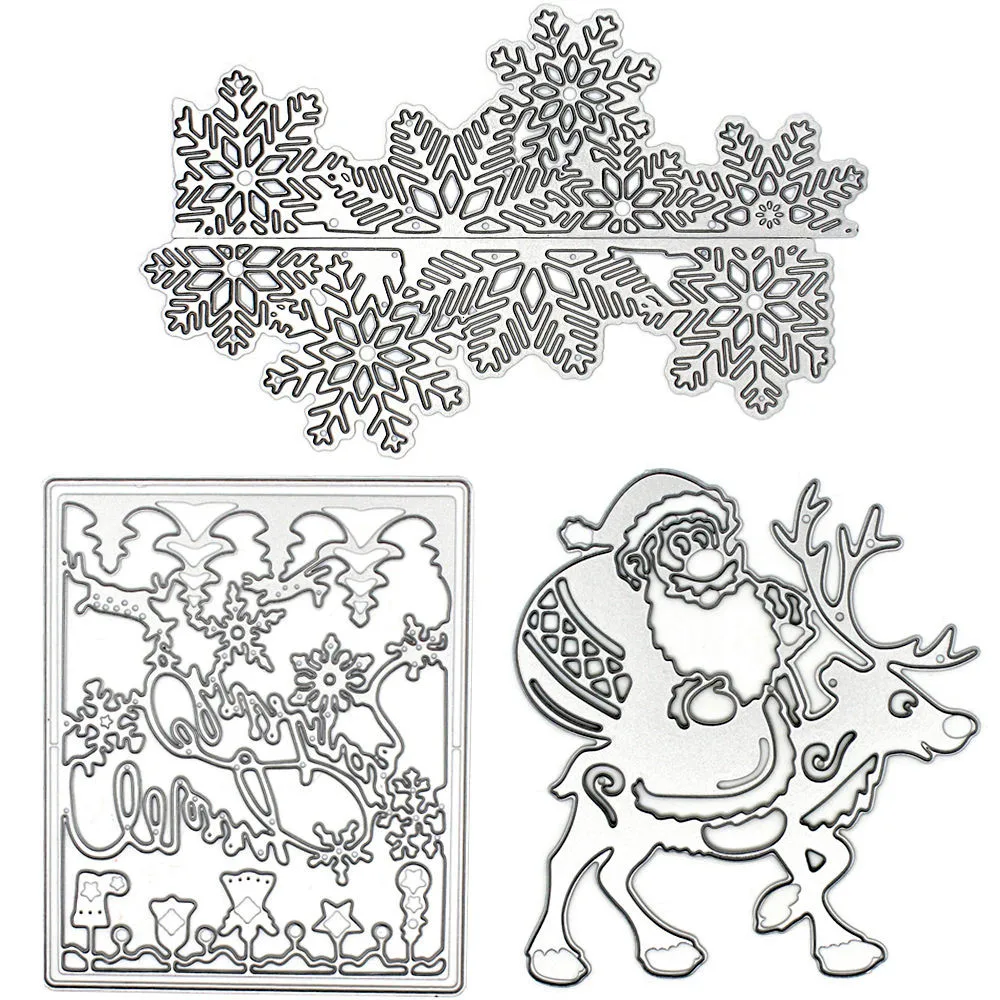 

2018 Christmas Santa Claus Metal Cutting Dies Stencils for DIY Scrapbooking/photo album Decorative Embossing DIY Paper Cards