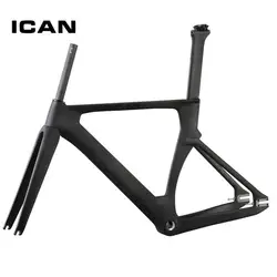 ICAN Professional UD матовая 49/51/54/56 см BSA односкоростной карбоновый велосипедная Рама