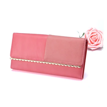 

Fashion Women Wallets Candy 6 Colors Hasp Wallet Quality PU leather High Capacity Large Style Card Holder Purse Free Shipping