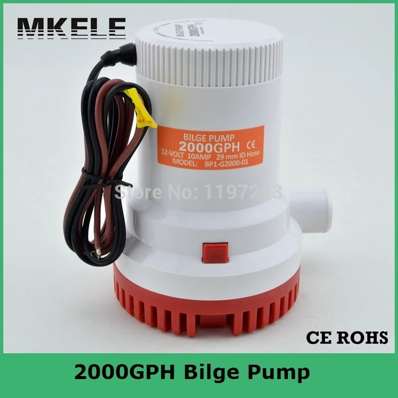 Погружной водяной насос 12 В 2000 Гал/ч 24 В|bilge water pump|water pump 24vwater |