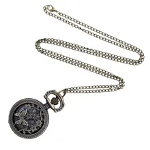 Парные карманные часы ретро Кварцевые часы на цепочке памятные настольные карманные часы мужские женские детские подарочные часы с ожерельем парные мужчины