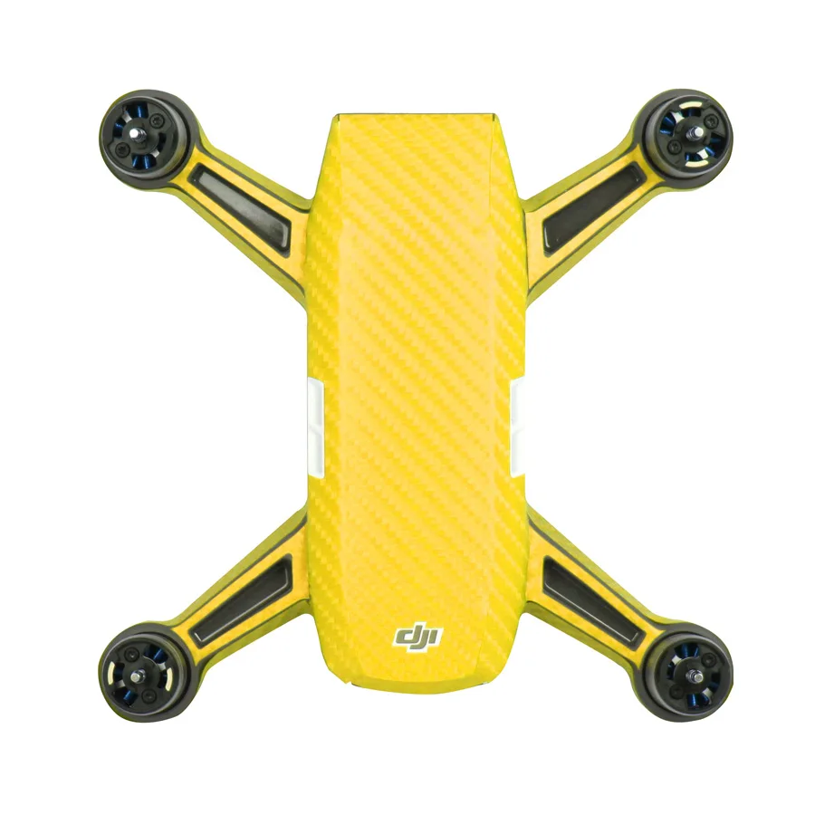 Водонепроницаемый ПВХ углеродного графические Стикеры для DJI SPARK устойчивая к