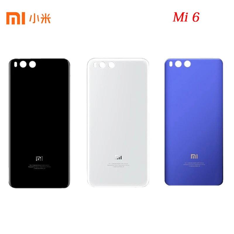imágenes para 100% Original XIAOMI mi 6 3D de Cristal Cubierta de Batería de Repuesto, Vivienda Puerta de Atrás de La Piel suave estuche rígido imágenes para 100% Original XIAOMI mi 6 3D de Cristal Cubierta de Batería de Repuesto, Vivienda Puerta de Atrás de La Piel suave estuche rígido