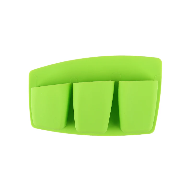 

Adhesive Toothbrush Storage Rack Multi-function Silicone Bathroom Sundry Shelf Makeup Brush Holder Toothpaste Shaver Organizer