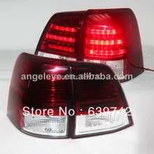 FJ200 LC200 для TOYOTA Land Cruiser светодиодный задний фонарь 2007-2013 год красный, белый Цвет SN