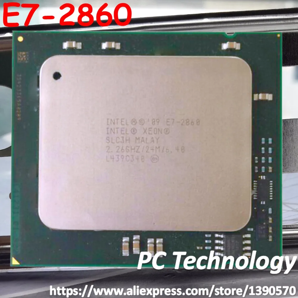 Оригинальный процессор Intel Xeon E7 2860 2 13 ГГц 24 Мб 10-ядерный LGA1567 130 Вт Бесплатная