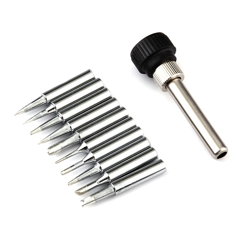 soldering irons & stations Lead-free Soldering Iron Tips Solder Tip 900M-T For Hakko 936 907 8586 898D 936d Lukey 852D Rework Soldering Station Tool casing best soldering iron for electronics