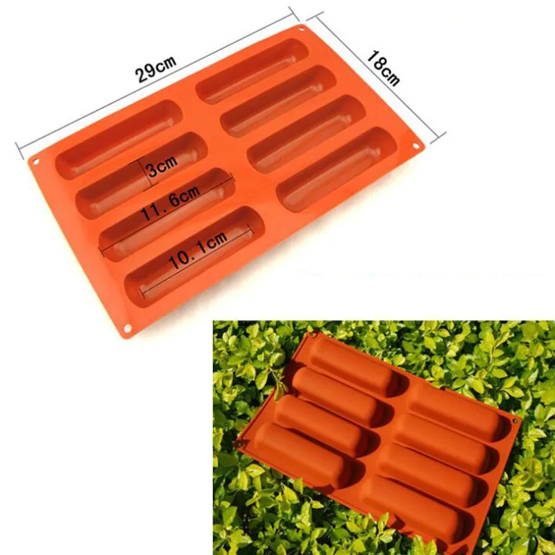 8-Cavity-Cake-Tools-Silicone-Classic-Collection-Shapes-finger-Orange-Non-Stick-Eclair-8-Forms-Silicone(1)