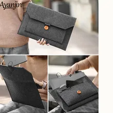 Фетровая сумка для ноутбука 15,6 чехол для Macbook Air 13 Pro retina 11 12 Новинка 15 сенсорная панель для Xiaomi Mi 13,3 чехол для ноутбука