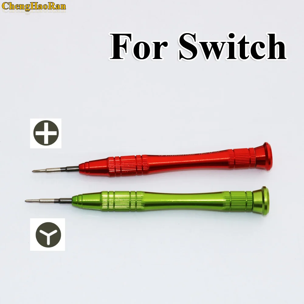 

ChengHaoRan 1.5mm Cross Tri Wing Y Screwdriver elbow Tweezers Opening Tool Set for Nintendo Switch NS Joy-Con Controllers Game