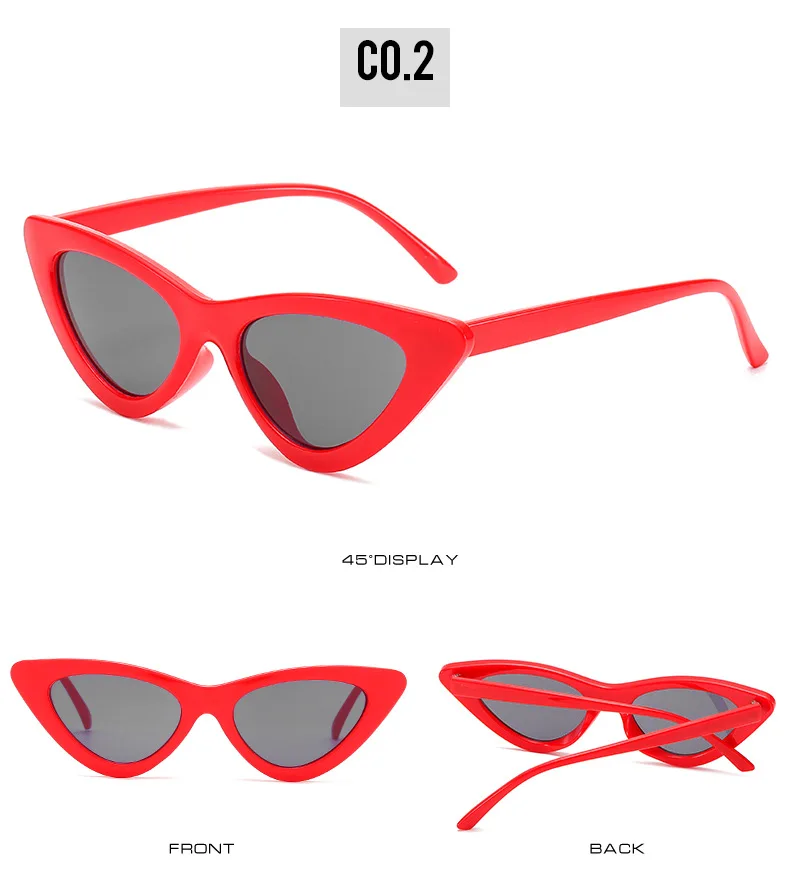 Сексуальные женские солнцезащитные очки "кошачий глаз", модные брендовые дизайнерские солнцезащитные очки, винтажные женские солнцезащитные очки UV400