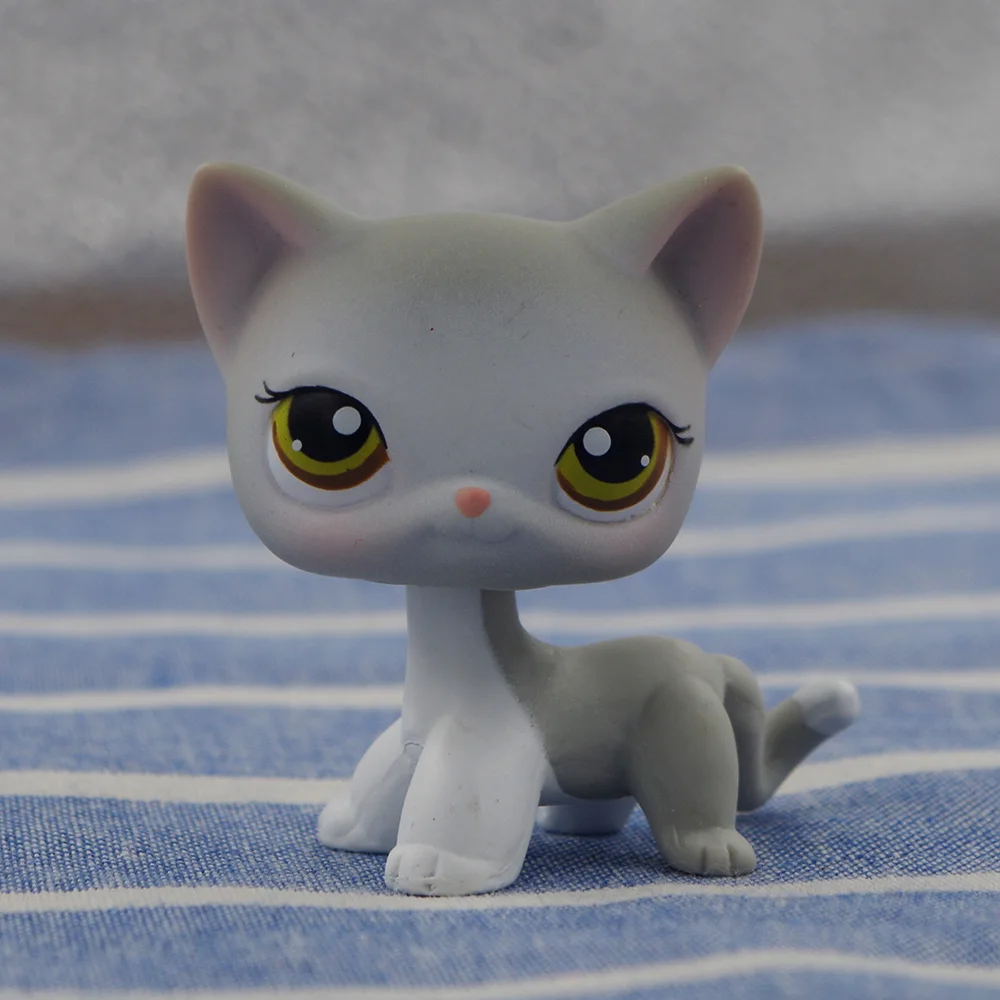 Pet игрушка магазина зеленый средства ухода для век светло розовый уха Серый Кот PS