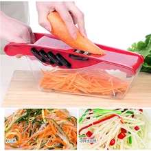 Multi-funcional Choppers vegetales Ralladores Cortadoras Trituradoras Zanahoria Patata Ralladores Frutas Vegetales Herramientas Accesorios de Cocina