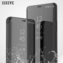 Роскошный чехол с зеркалом для samsung Galaxy S9 S8 плюс S7 Edge Note 8 9 J2 J3 J5 J7 Neo Prime A3 A5 A7 J4 J6 J8 A6 A8 крышка