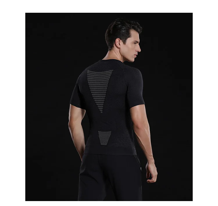 Для мужчин тела шейпер для живота Shaper облегающая футболка тонкий поддерживающий корсет талии Облегающая рубашка с поясом жиросжигатель