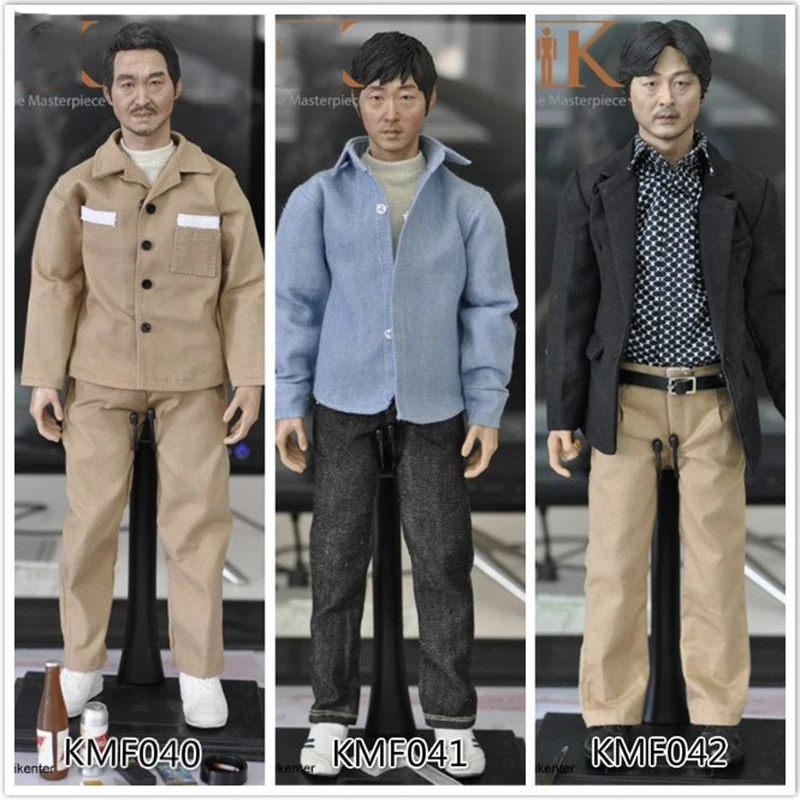 

KMF040 KMF041 KMF042 1/6 Scale Asian Male head body and clothes Action Figure Full Set Toy