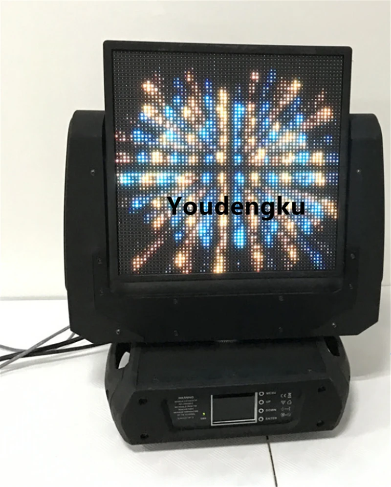 6 шт. P5 SMD1212 RGB 3 в 1 64x64 пикселей точки движущаяся головка светодиодная видеопанель |