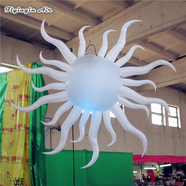Party Decorations 2m Height Decorative Sun Model Inflatable Lighting Party Decorations 2m Height Decorative Sun Model Inflatable Lighting Balloons For Holiday Concert And Club