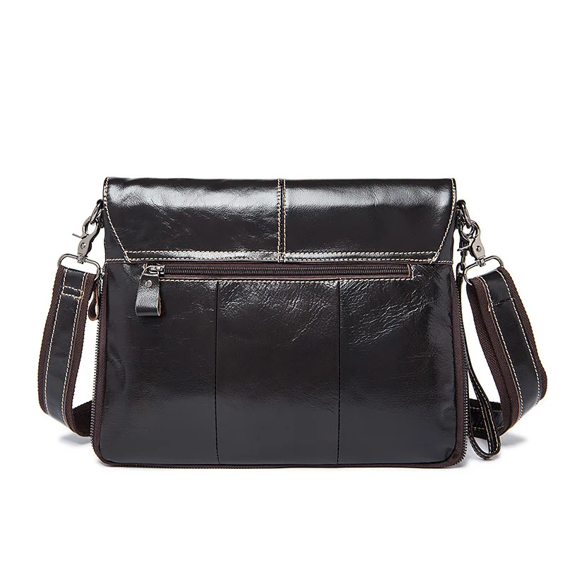 European Genuine Leather Men Bag Men Briefcases male Leather business Computer Laptop Bags Crossbody Bags Mens Messenger Bag