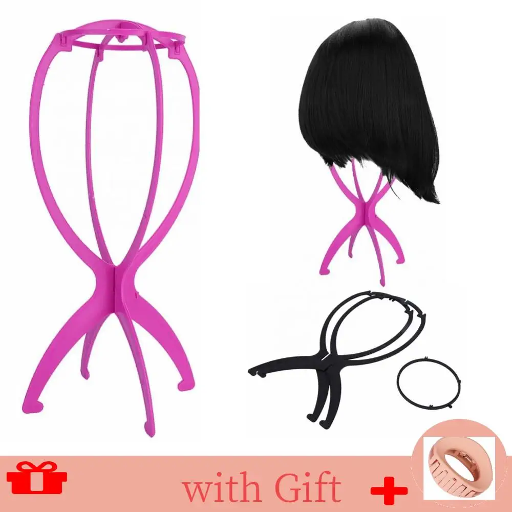 

1pc Plastic Folding Mannequin Head Stands Hat Mannequin Head Holders Display Stand for displaying holding hat and mannequin head Stand