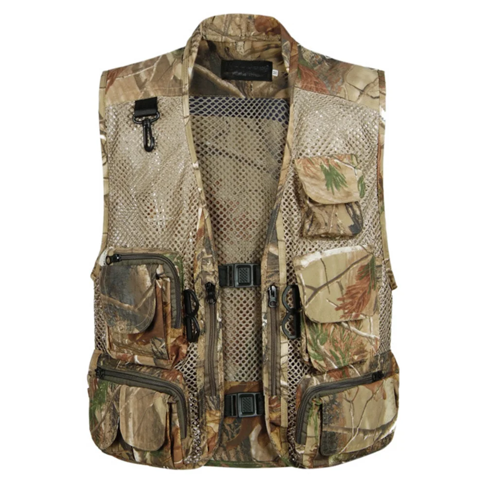 2017 Summer Men' Vest Quality Casual Camouflage Waistcoat Vest Two