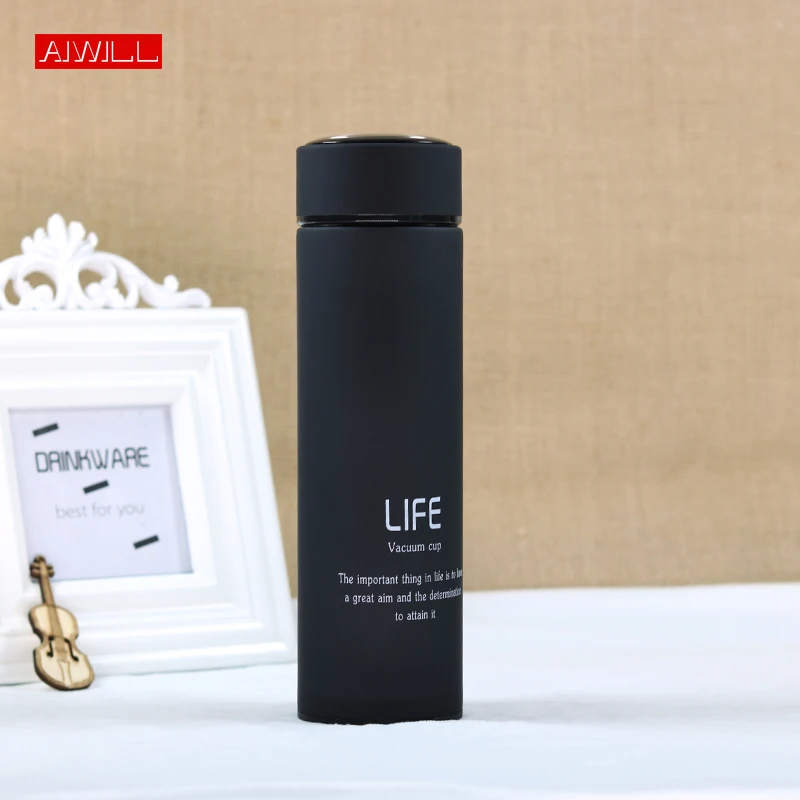 

AIWILL New Fashion Vacuum Flasks & Thermoses Water Bottle 500ml Thermos Stainless Steel Vacuum Bottle Straight