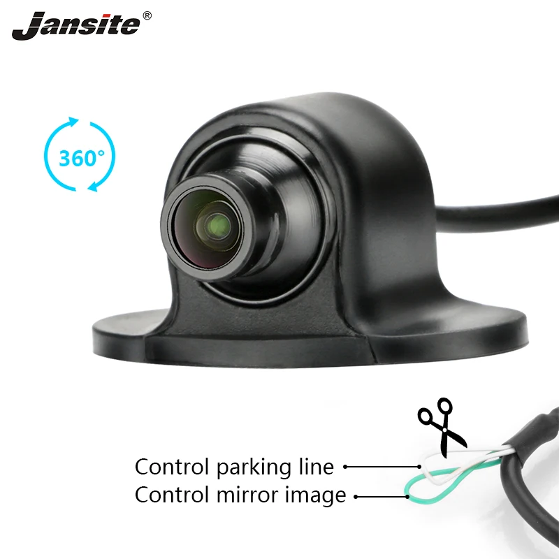 

Jansite Mini CCD coms 360 degree car Rear Camera Front Side view Reversing Parking line night vision car camera backup cameras