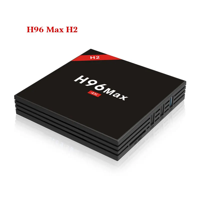 H96 MAX H2 Android 7 1 Смарт ТВ приставка Rockchip RK3328 Четырехъядерный 4 ГБ 32 Bluetooth 0 медиаплеер