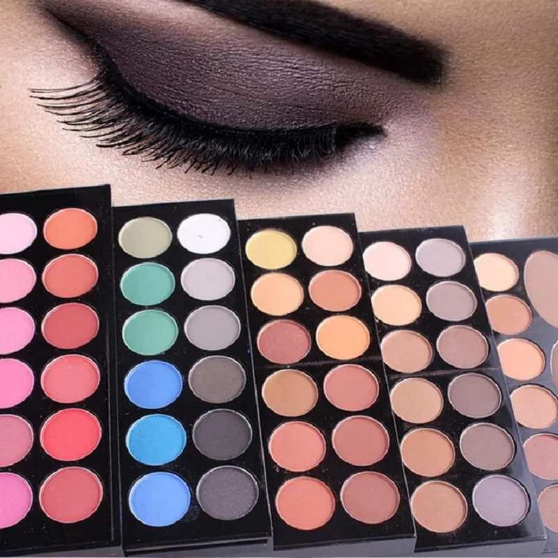 MISS ROSE набор для макияжа 142 цветов waterproof водонепроницаемый Палитра матовые