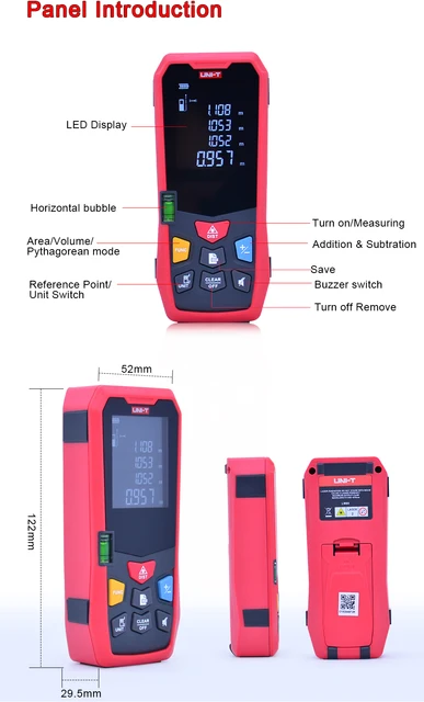 MEDIDOR DE DISTANCIA LASER LM 40T - TuVoltio, láser medidor distancia 