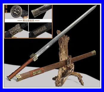 

Full Tang Wu Shu Sword fitted Chinese Han Dynasty Sword Saber Folded Steel Blade