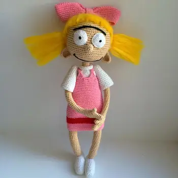 

crochet toys amigurumi rattles doll girl model number SBY0050