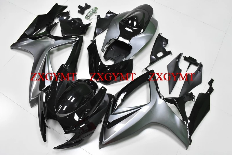 

Fairings for GSX-R750 2006 - 2007 K6 Bodywork GSXR 600 2007 Silver Black Motorcycle Fairing for Suzuki GSXR750 2007
