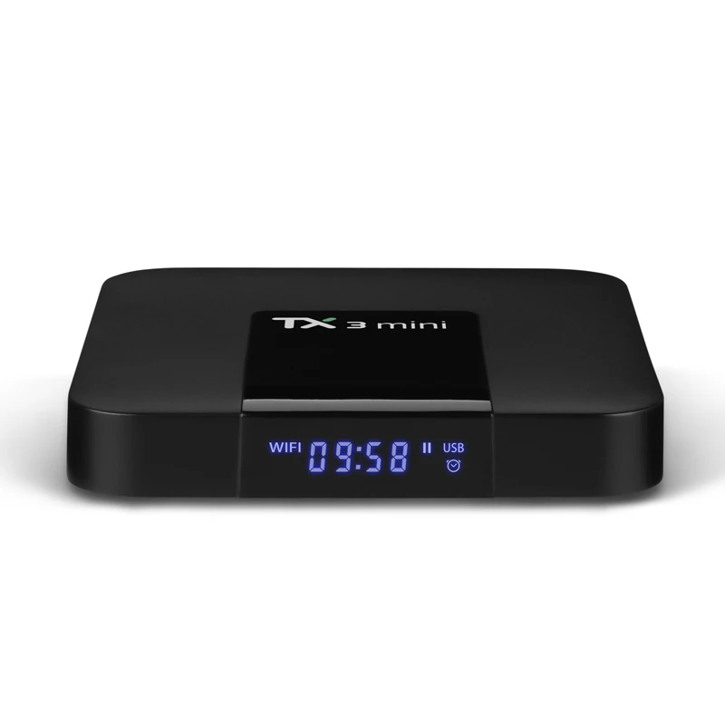 TANIX TX3 Мини Android 7 1 os Amlogic S905W Smart tv BOX 2G ram 16g rom четырехъядерный DDR3 2 4G/5G wifi H.265 4K HD