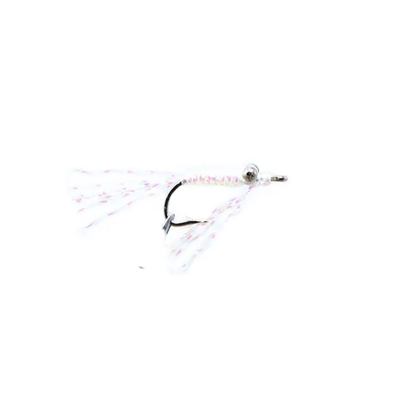 Consuader хит продаж 4 шт. кор. 8 # Greyling nymph Премиум Рыболовные Мухи из морской воды цвета