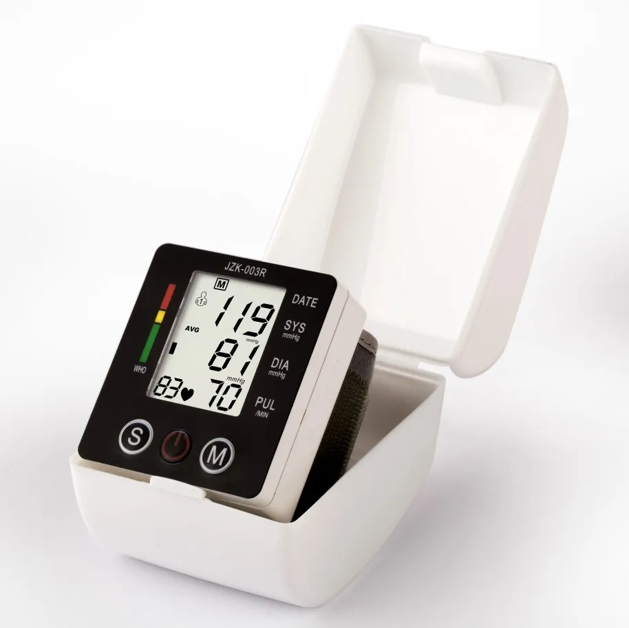 Digital Wrist Tonometer Blood Pressure Pulse Monitor Health Care 